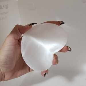 Selenite Heart Bowl